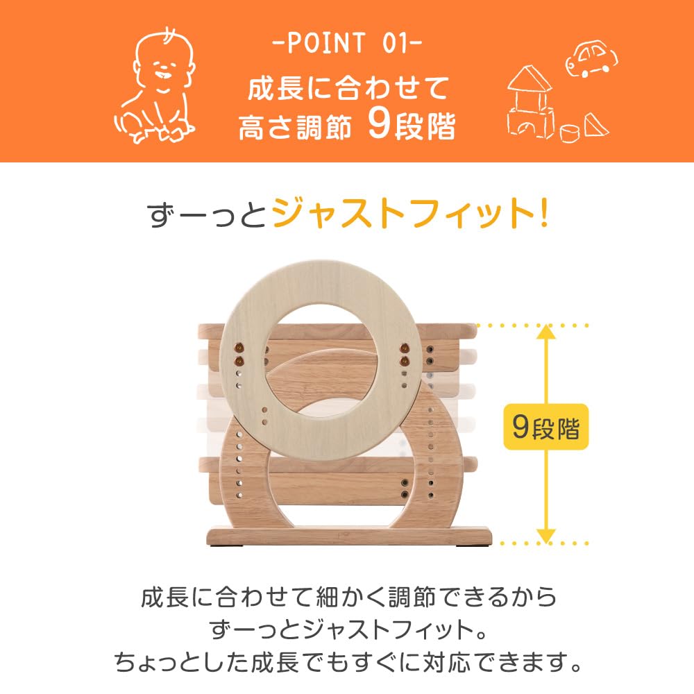 【新品未使用】トイレ用踏み台 2WAY 9段階調節可能 Amazon｜タンスのゲン 踏み台【現役ママが考えた！長く使える高さ9段階