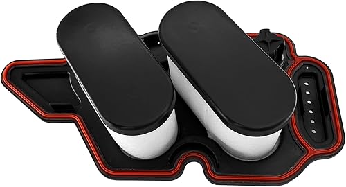 904-702 Filtro CCV de cárter de 6.7L, solo compatible con DRW tipo Ford 17-19 F250, F350, F450, F550, 16-19 F650, F750, no compatible con tipo SRW,