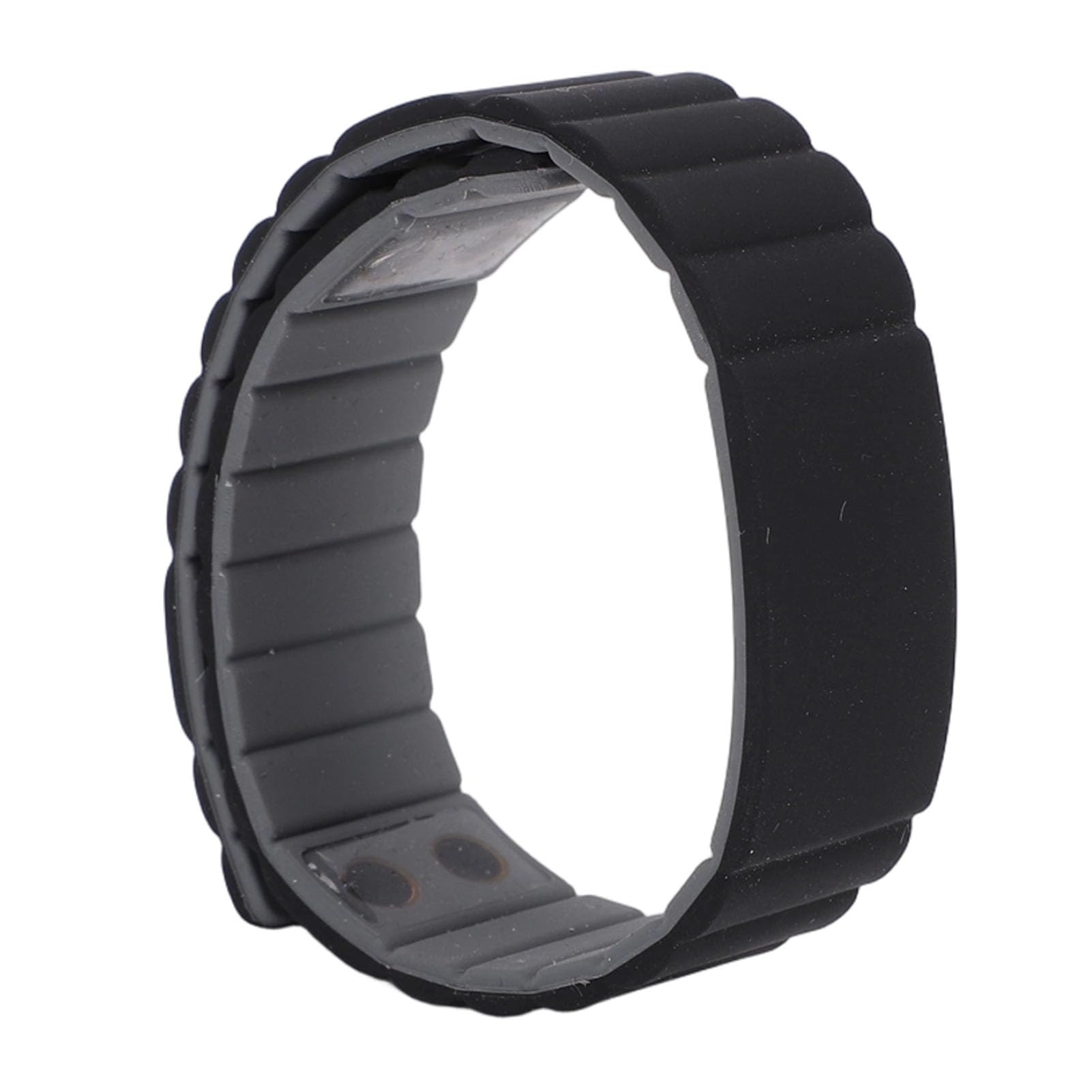 Bracelet Magnétique, Bracelet en Silicone à Double Aimant en Forme de L, Puce de Capteur Bio à 12 Cœurs avec de la santé, Idéal pour les Hommes et les Femmes, Entraînement, Cyclisme, Activités