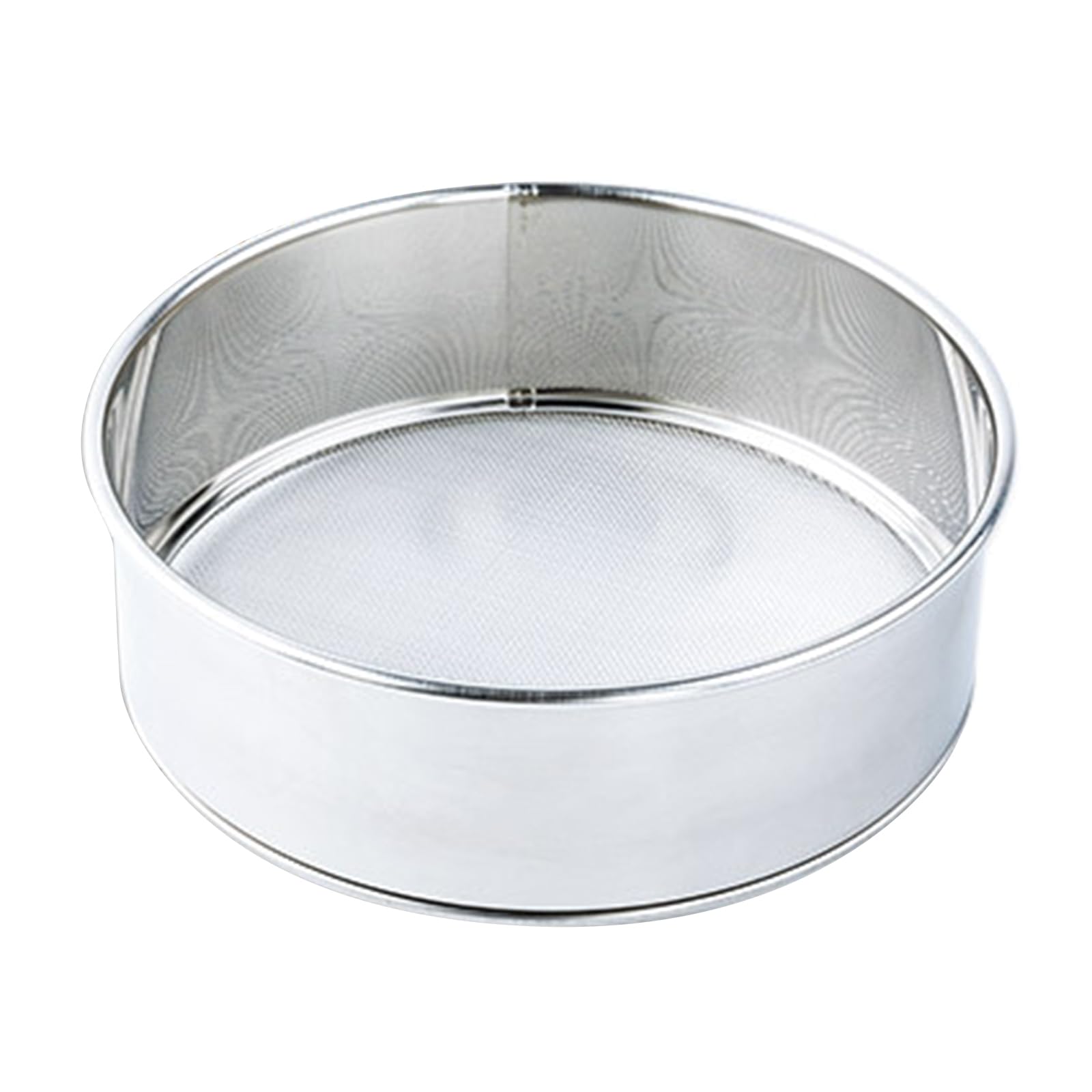 Stainless Steel Flour Sieve For Easy Storage And Carrying Round Strainer Kitchen Sifter Professional Baking Tool