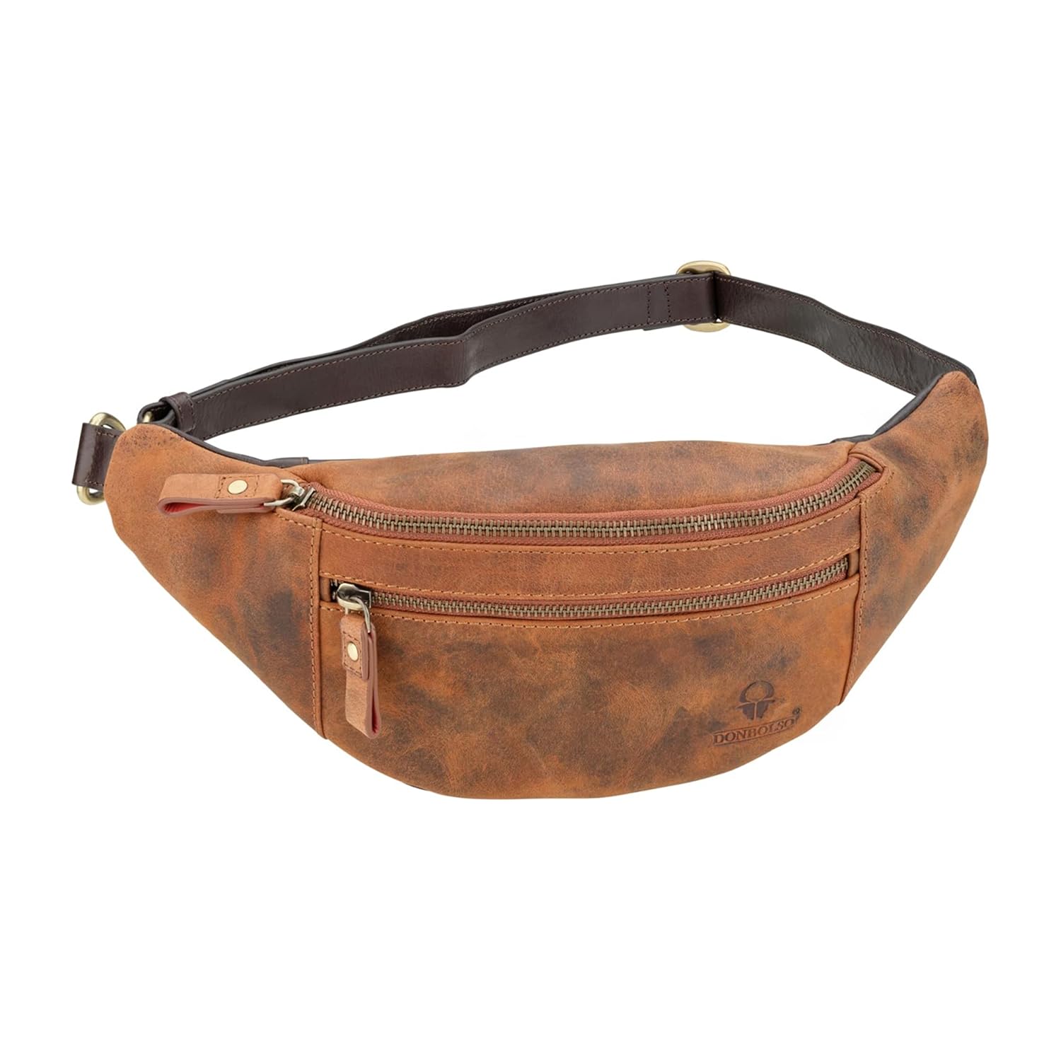 DONBOLSO Bauchtasche Seattle, Vintage Braun