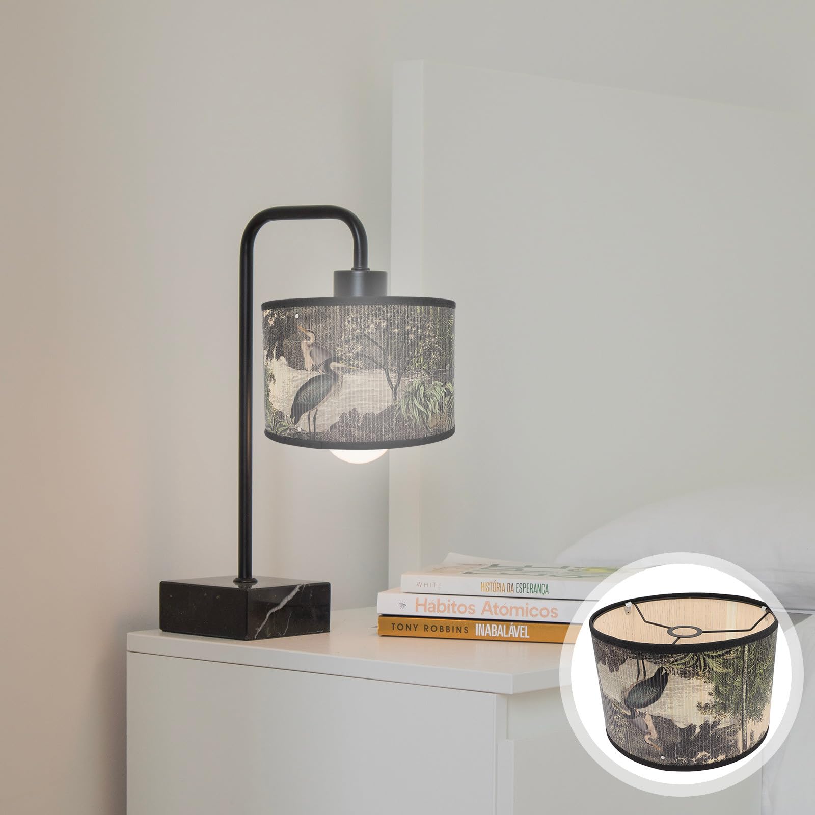 Paralume 12 Pollici in Bambù per Lampada a Sospensione Decorazione Naturale e Calda per Casa e Ufficio Coprilampada Durevole Installazione Semplice