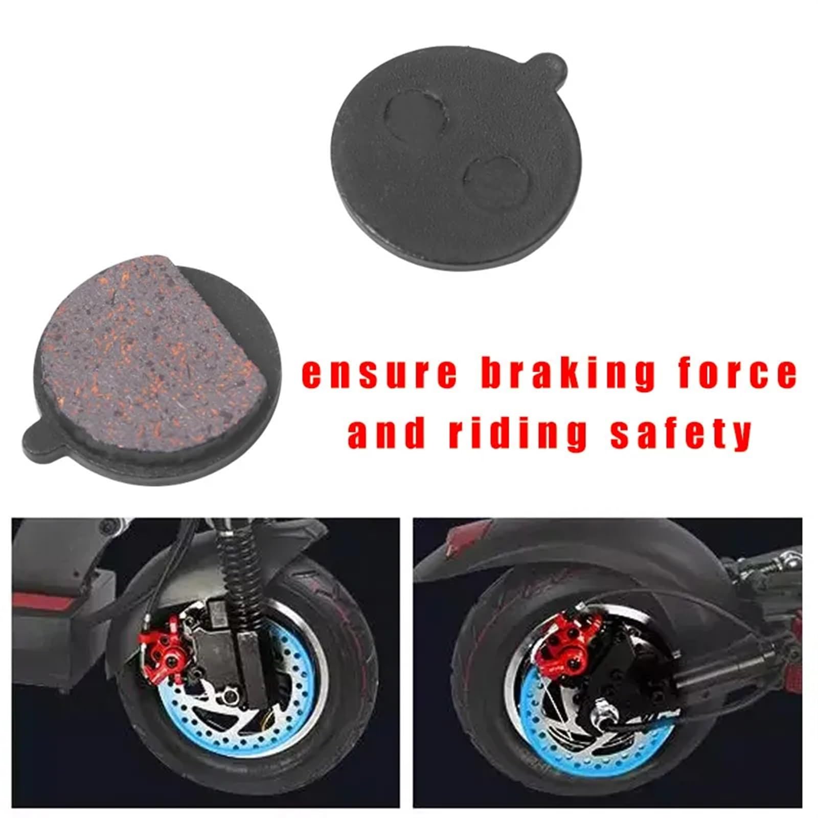 6 Paar Bremsbeläge, kompatibel for Kugoo M4 Pro Elektroroller, Ersatzzubehör, zusammenklappbarer KickScooter-Bremssattel, Bremsscheiben-Bremsteile(6pairs-01)
