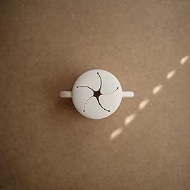 mushie Silicone Snack Cup | Spill Proof Food Container for Toddler and Baby (Ivory)