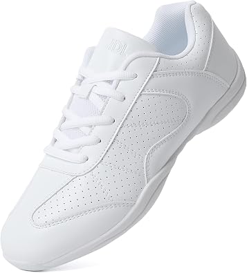 CADIDL Cheer Shoes for Women Black Cheerleading Athletic Dance Shoes Girls Flats Tennis Walking Sneakers