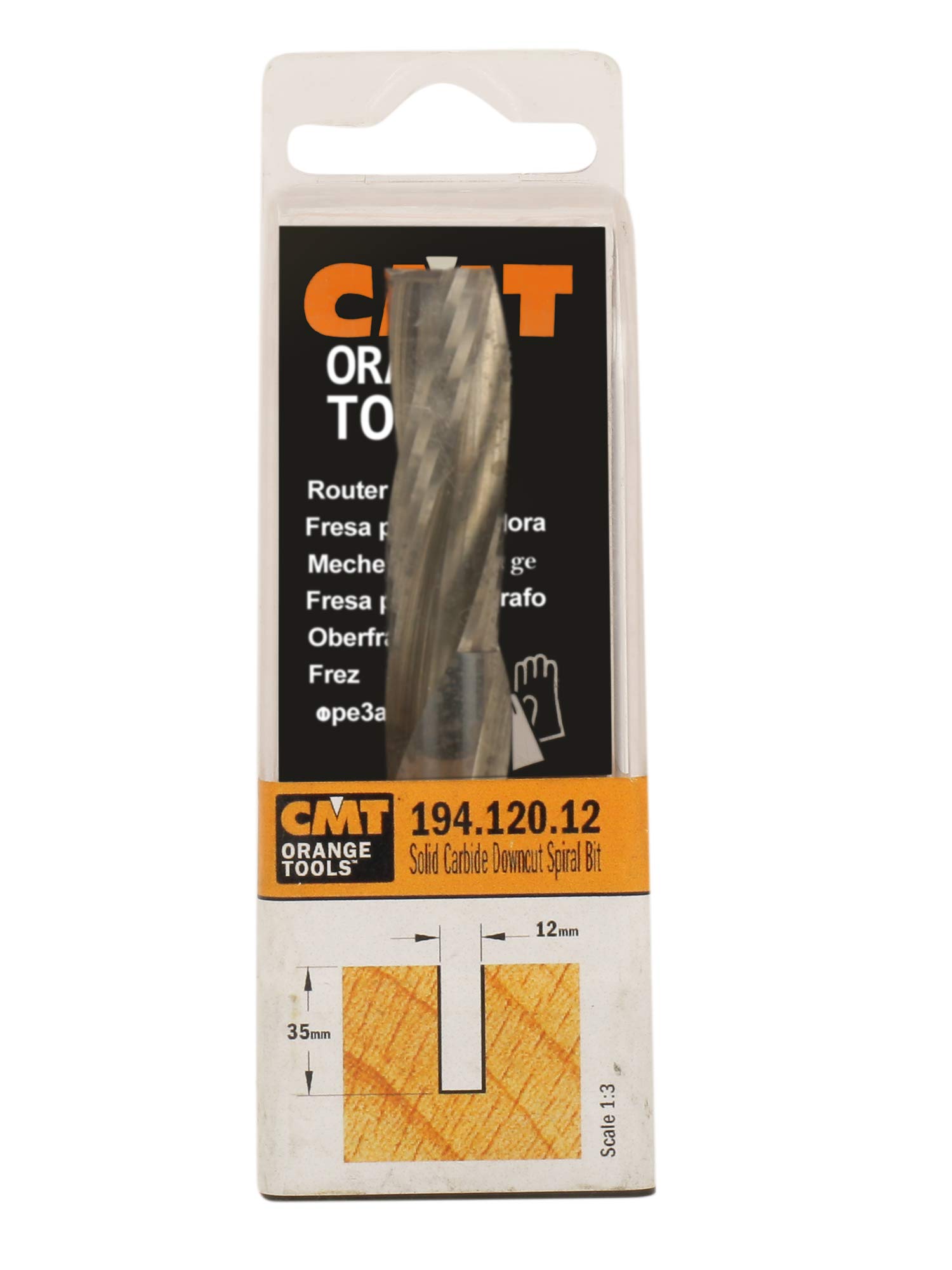 CMT 194.200.12 - FRESA ELICOIDALE Z3 NEG. HWM D=20x60x120 SX