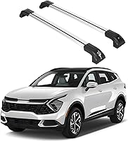 Vista 19 de ERKUL Barras transversales de techo resistentes para Kia Sportage 2011-2016 Barras transversales de aluminio Aero mejoradas con sistema