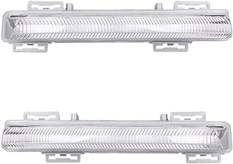 Left Right LED DRL Daytime Running Lights Fog Lamp Compatible with 2007-2014 Mercedes W204 S204 C200 C220 C230 C250 C280 C300 C320 C350