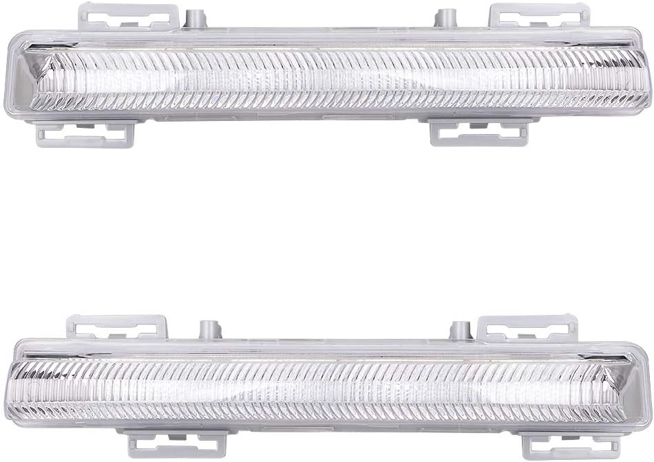 Left Right LED DRL Daytime Running Lights Fog Lamp Compatible with 2007-2014 Mercedes W204 S204 C200 C220 C230 C250 C280 C300 C320 C350
