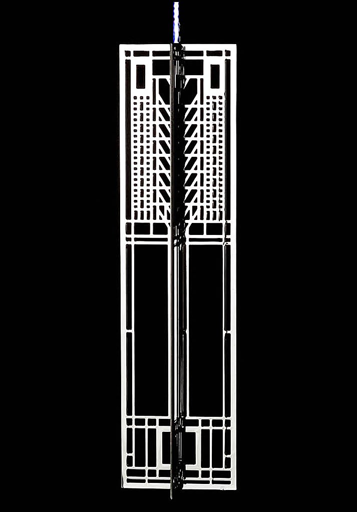 Frank Lloyd Wright Tree of Life Wrightsicle Christmas Ornament