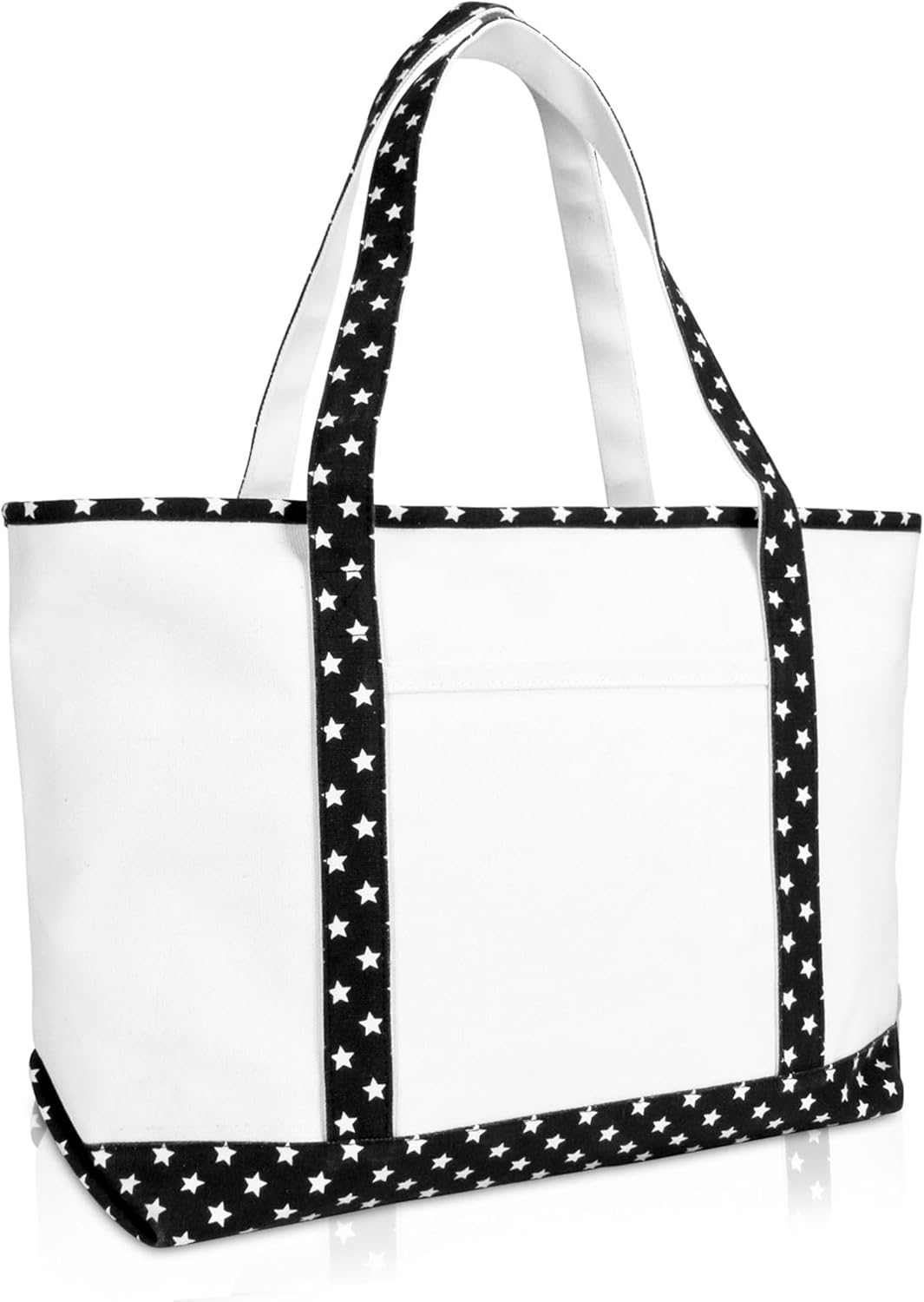 DALIX 23" Premium 24 oz. Cotton Canvas Shopping Tote Bag