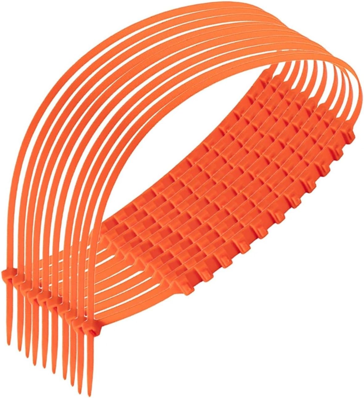 10Pcs Outdoor Snow Tire Skid Chain Car Tire Chains Nylon Car Winter Tyres Wheels Snow Chains SUV Vehicles Outdoor(Single Tooth)