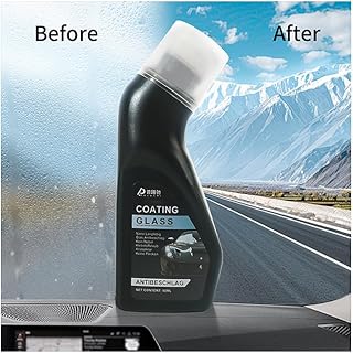 KWV 2-in-1 Anti-Fog Coating Agent & Applicator: Quick Defogging Solution for Windshields & Mirrors (3fl.oz)