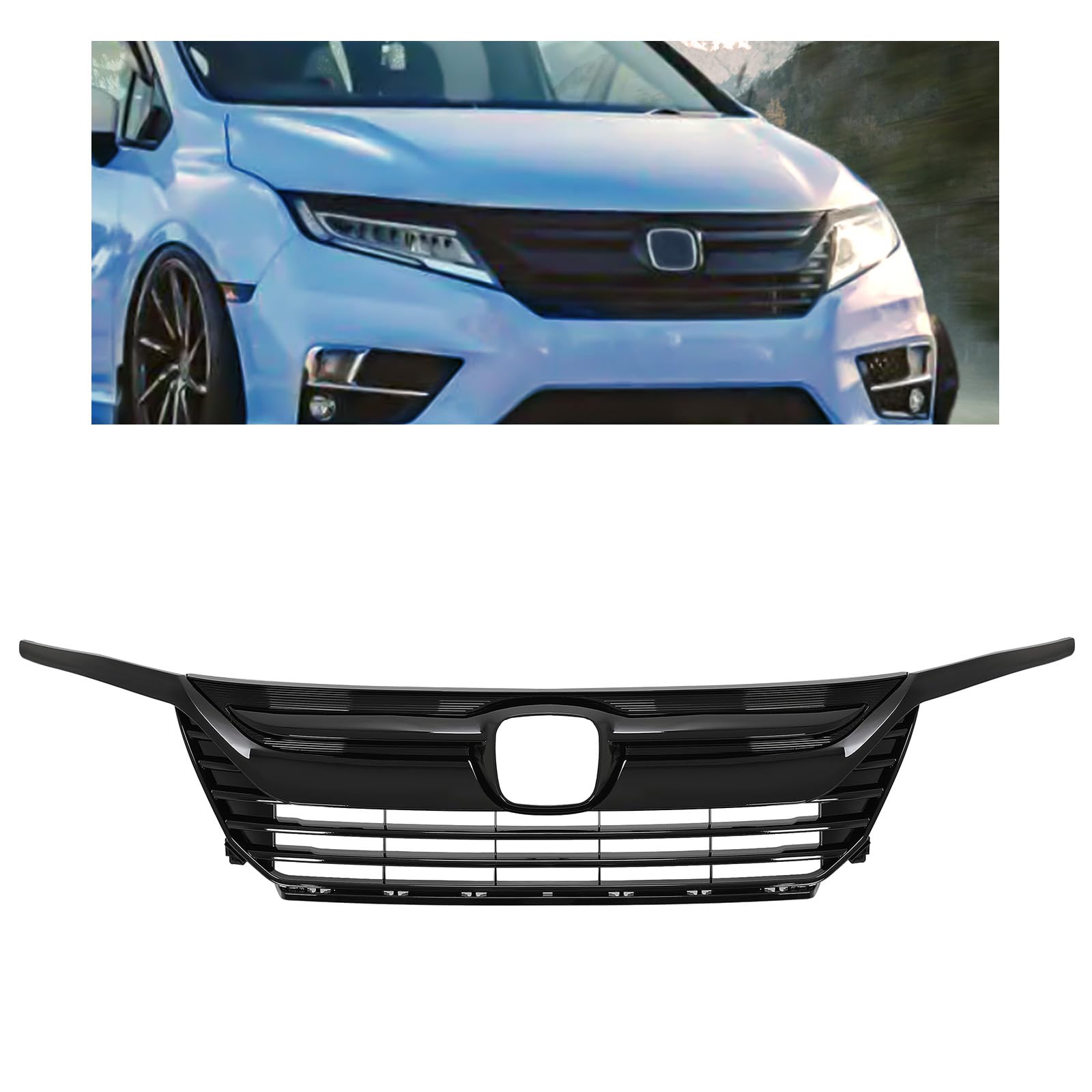 Amazon.com: KUAFU Grille and Headlight Eyelid Molding Compatible
