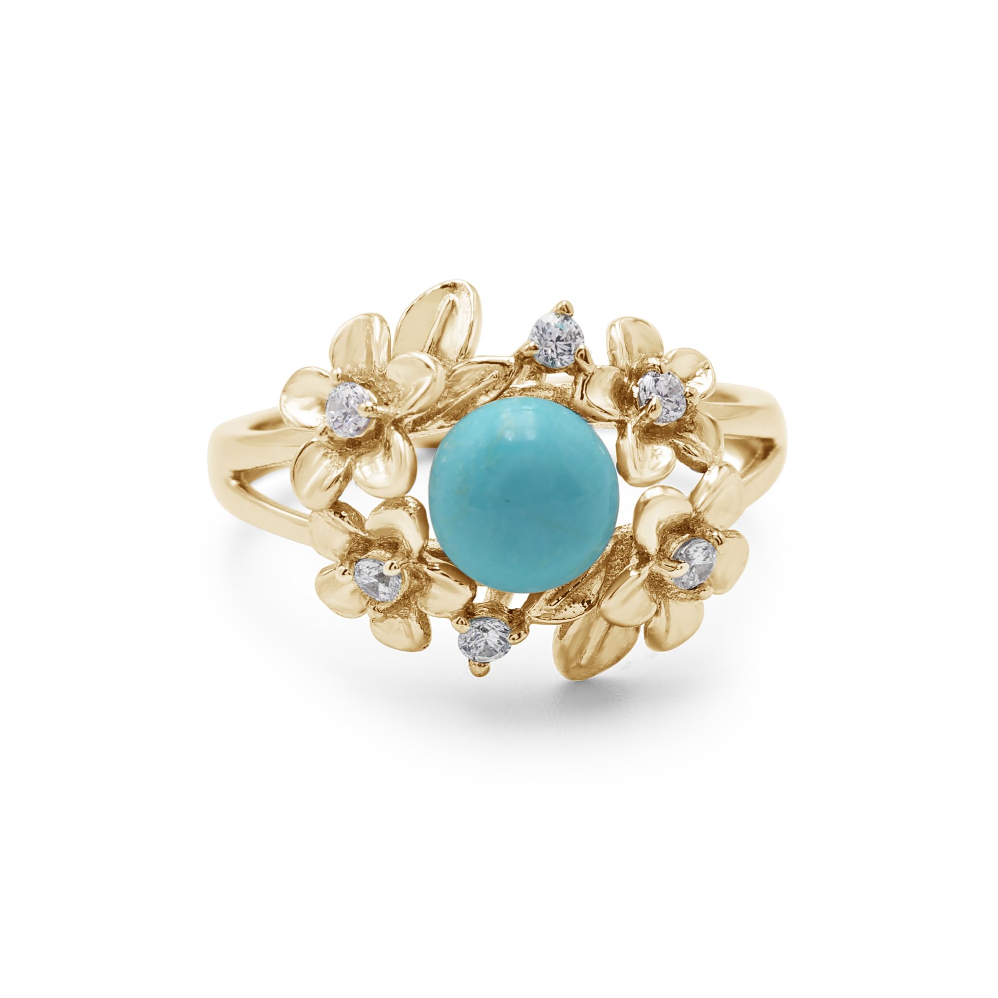 Bague turquoise naturelle argent 925 empilable et ajustable - 5