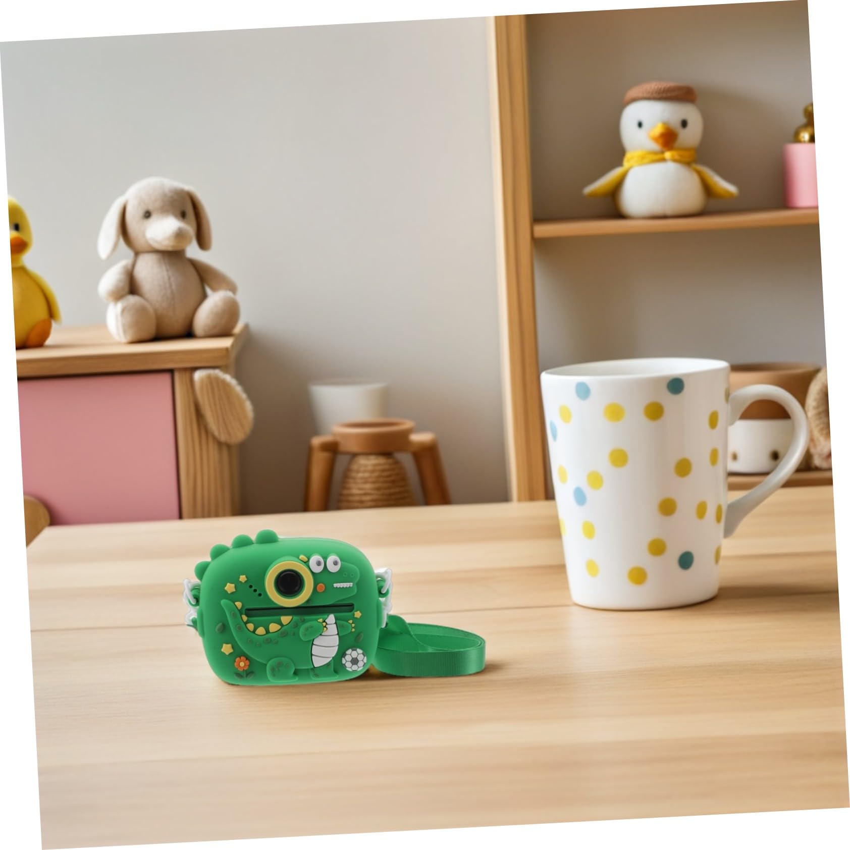 Cámara Digital para Niños Verde con Doble Lente y Alta Definición