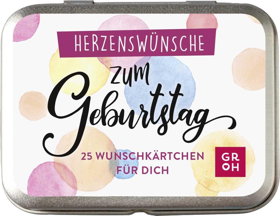 Herzenswünsche zum Geburtstag Karten