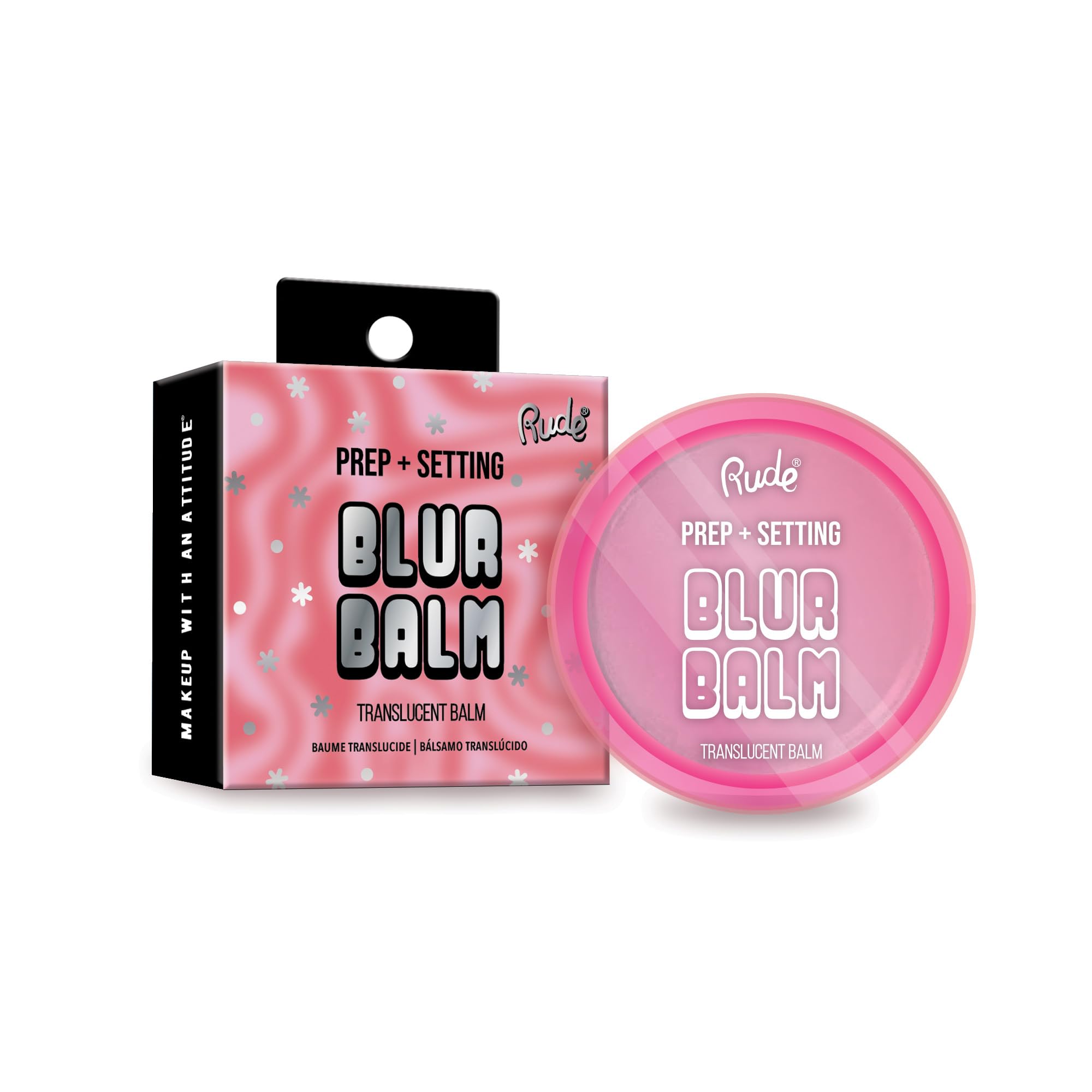 Primer - Blur Balm - Prep + Setting Translucent Balm RUDE Cosmetics, 0.04 Ounce (Pack of 1)