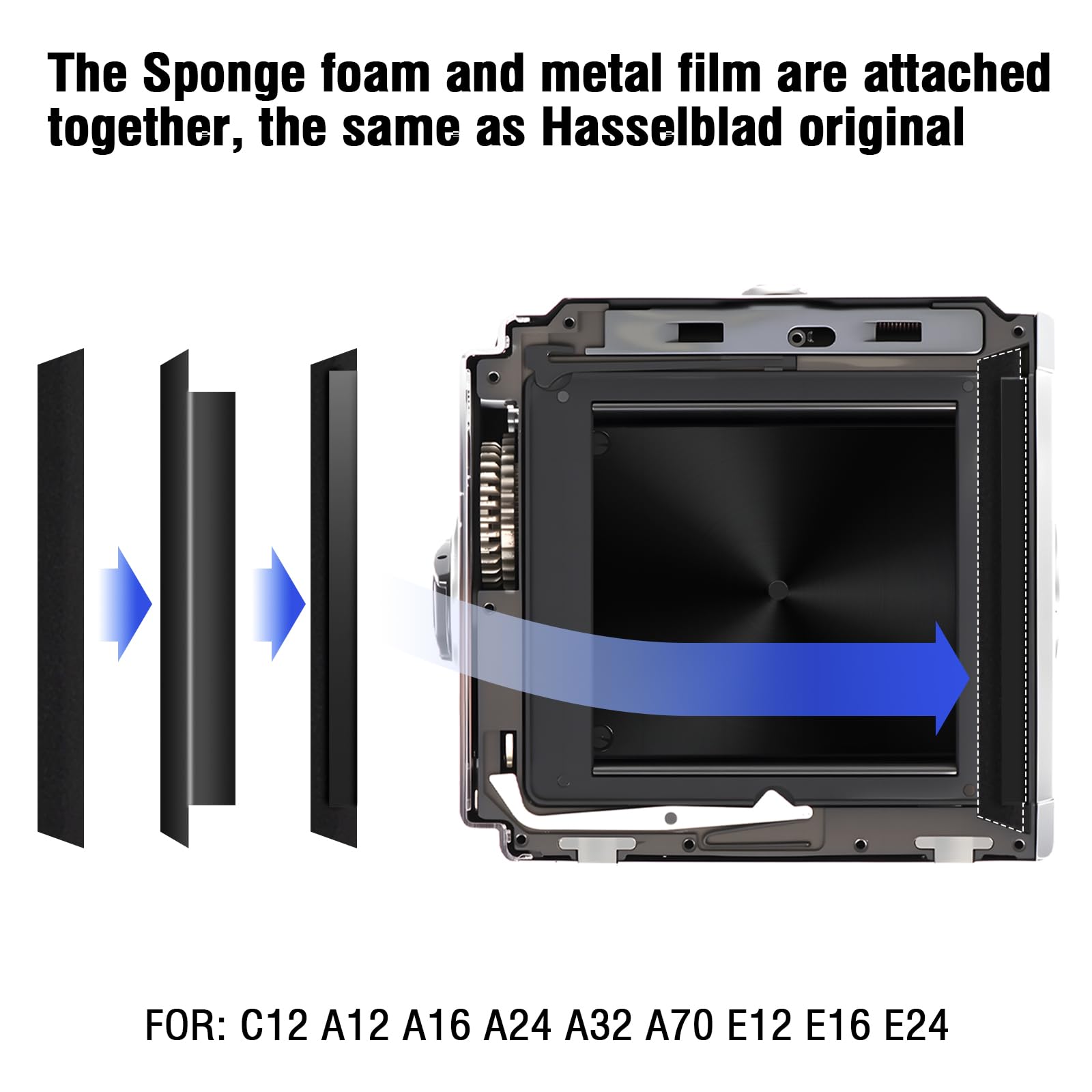 eTone 3 Ensembles Kit de réparation de Dos pour Hasselblad A12 A16