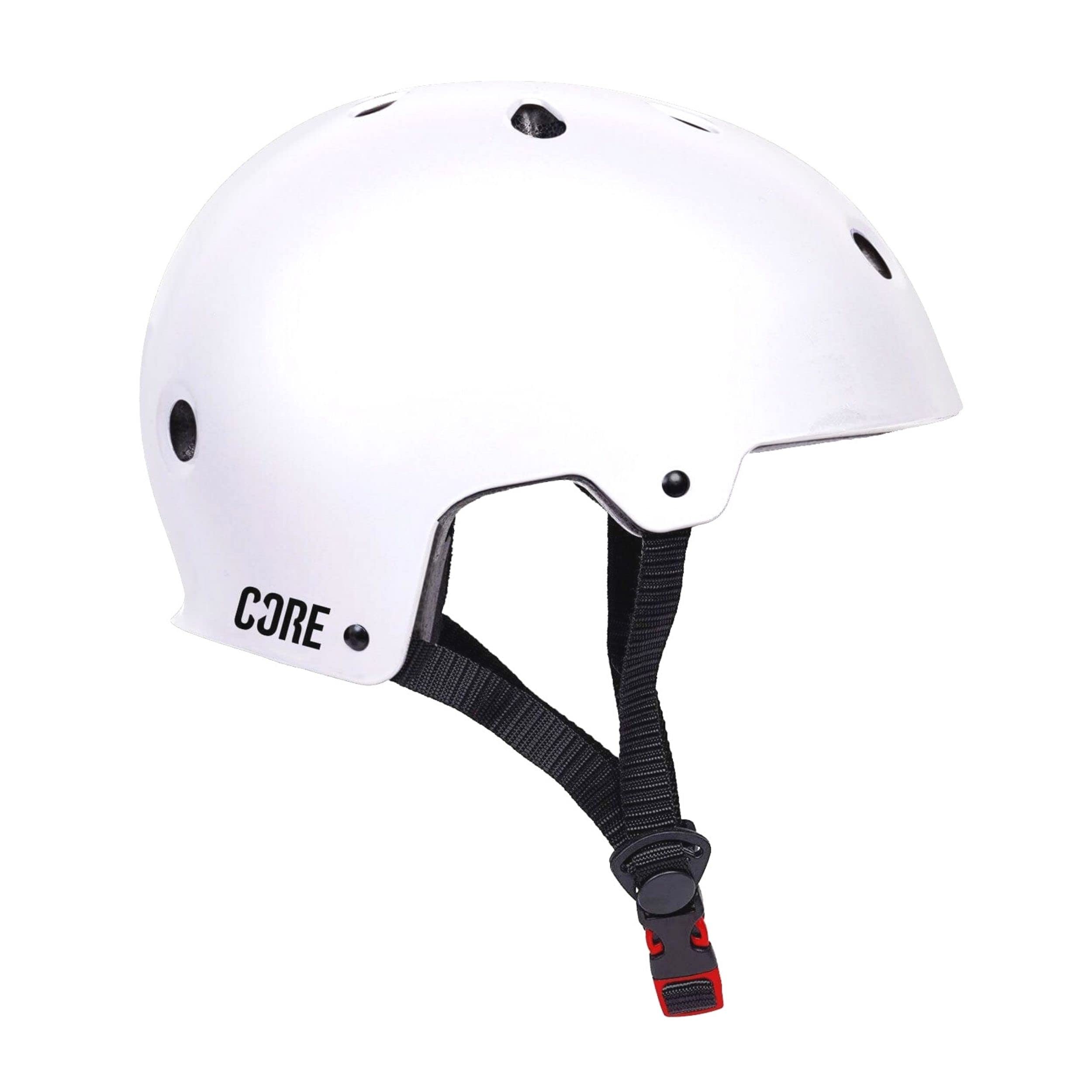 CORE Protection Action Sports Helmet Skate/BMX/Bike/MTB/Roller Derby/Scooter - White, XS/S — image 1