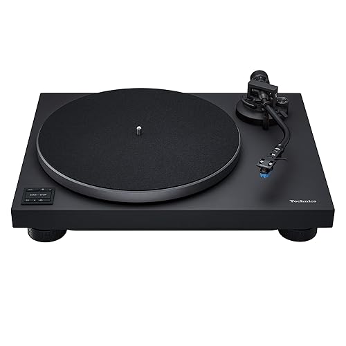 Technics Turntable, Premium Class HiFi Record Player with Coreless Direct Drive Motor and Bluetooth, Stable Playback, Audiophile-Grade Cartridge and Precision Tonearm, SL-40CBT-K, Aluminum