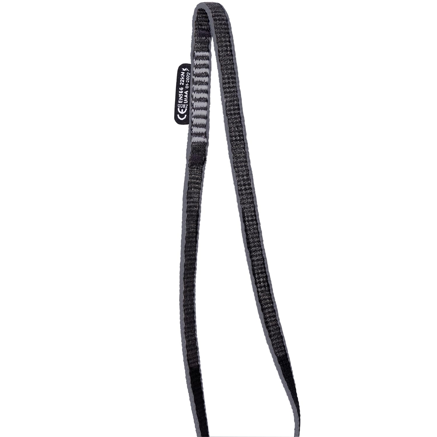 FIXE Anillo Cosido Cinta HMPE 22 kN 10 mm 125 cm Gris Alta Resistencia
