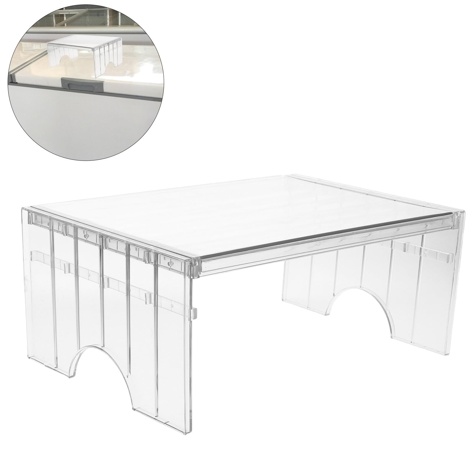 BESTonZON Organizer per Frigorifero a Ripiano Estensibile 2 Pezzi Pet
