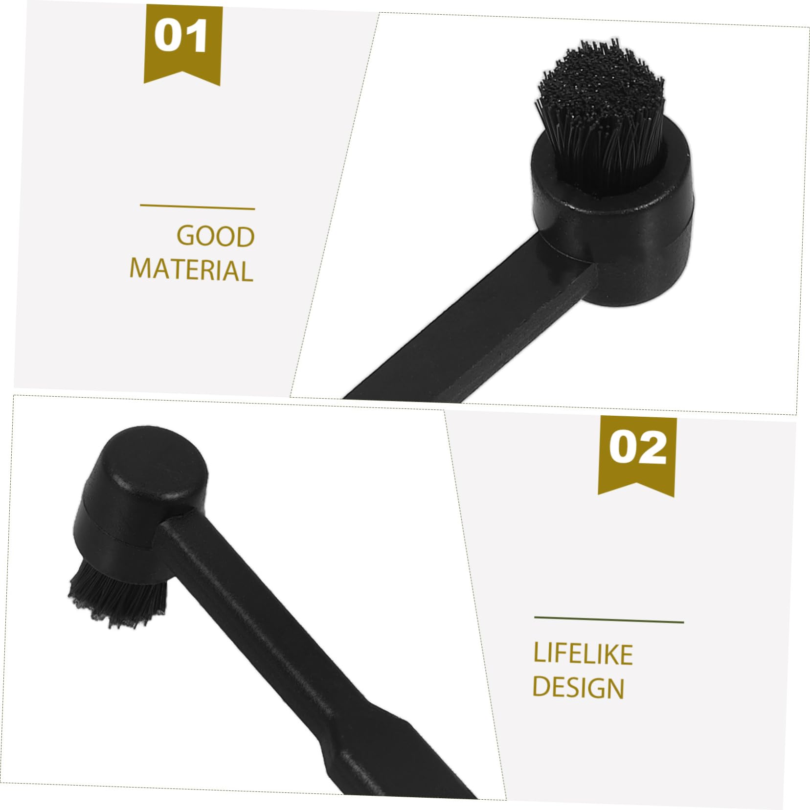 TOYANDONA 5pezzi Spazzola Per Pulizia Puntina Dischi Vinile Brush Per Aghi Di Pulizia Accessorio Per Giradischi e Stilo Design Per Migliorare La Qualità Del Suono e Rimuovere Polvere e