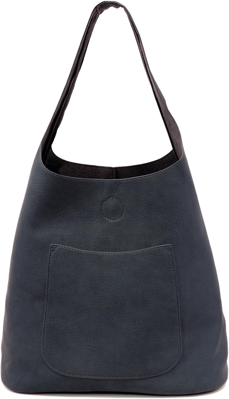 Joy Susan Womens Molly Slouchy 2-in-1 Hobo Handbag