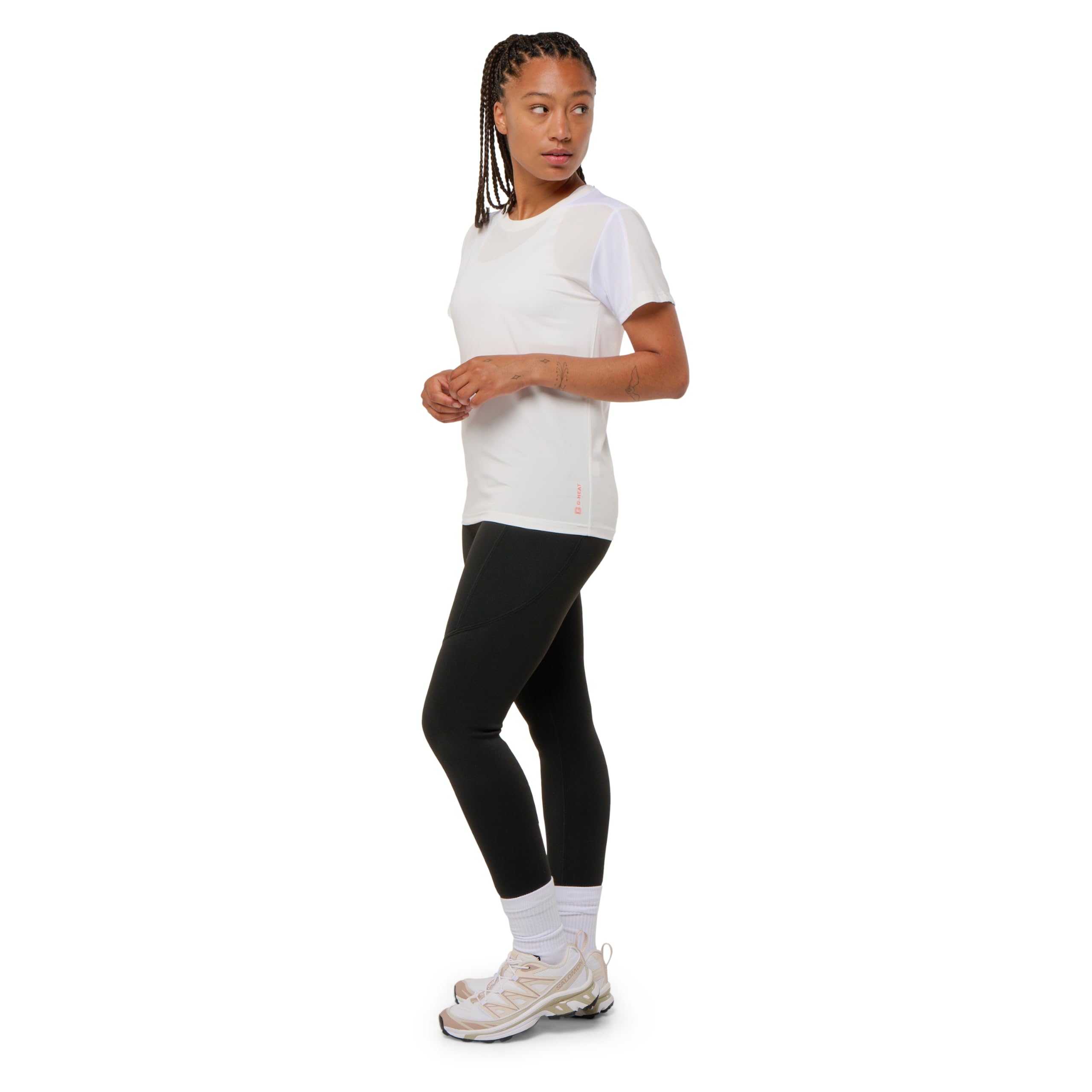 G-HEAT - T-Shirt Sport Femme à Manches Courtes Anti-UV | Protection Solaire UPF50+ | Ultra-Léger, Respirant, Rafraîchissant