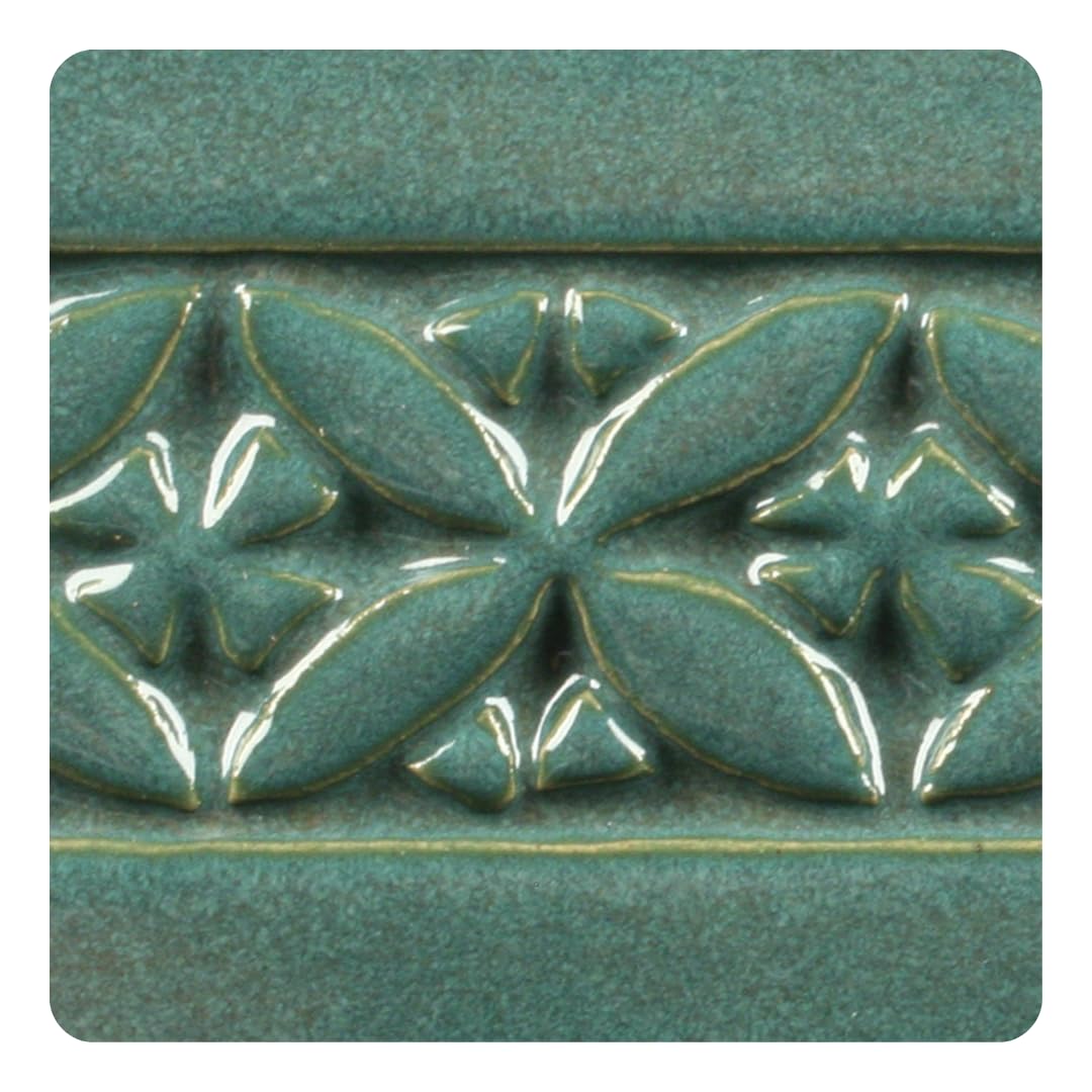 Potter's Choice PC-27 Tourmaline Blue Green High Fire Glaze Pint, 16 oz. (473 mL), Layerable Mid-High Cone 5-6 (PC) Liquid Ceramic Pottery Glaze for Bisque
