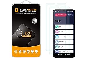 Tempered Glass Screen Protector Built for Lively Jitterbug Smart4 (2-Pack)