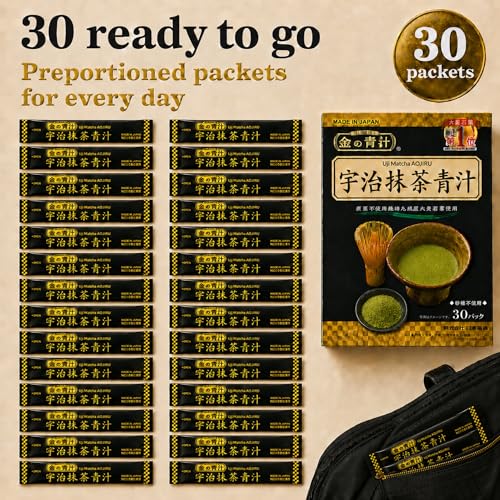 Té verde matcha en polvo 30 sobres individuales miniatura 2