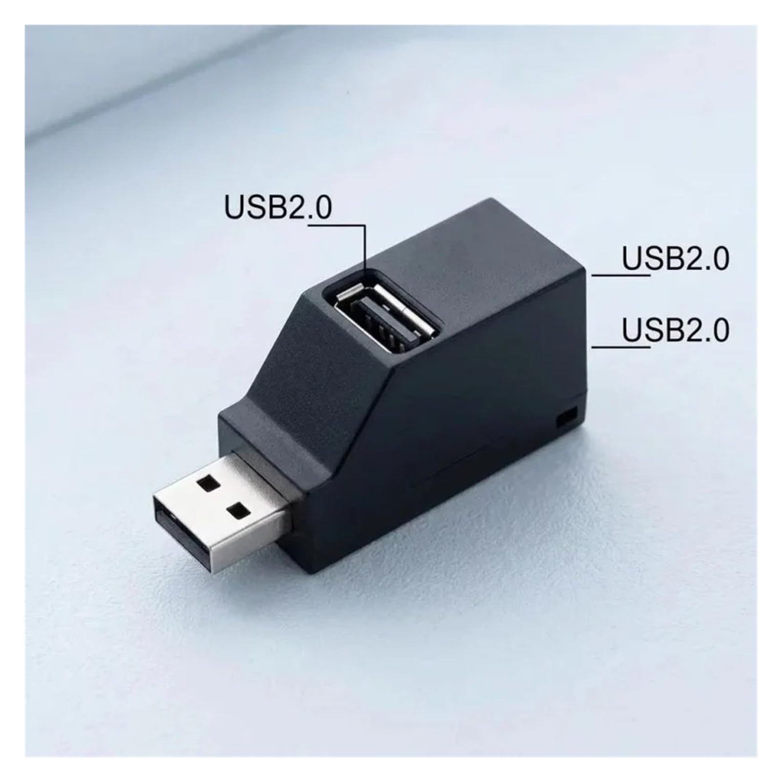 1/2 szt. 3-portowy hub USB szybki rozdzielacz do laptopa PC transfer danych (2 szt. mix 2.0)