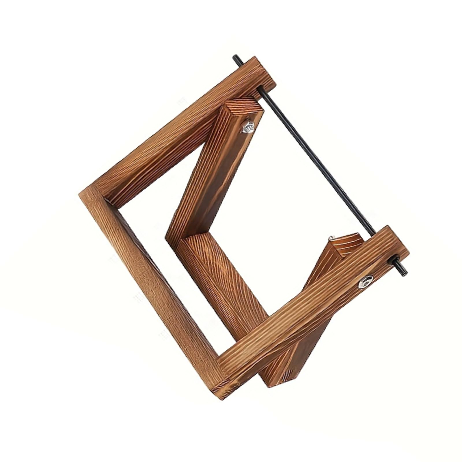 Snorvixre Wood Yarn Dispenser 360 Degree Rotating Wooden Yarn Holder Stand Desktop Thread Spool Organiser for Knitting Project Family Craft Organiser