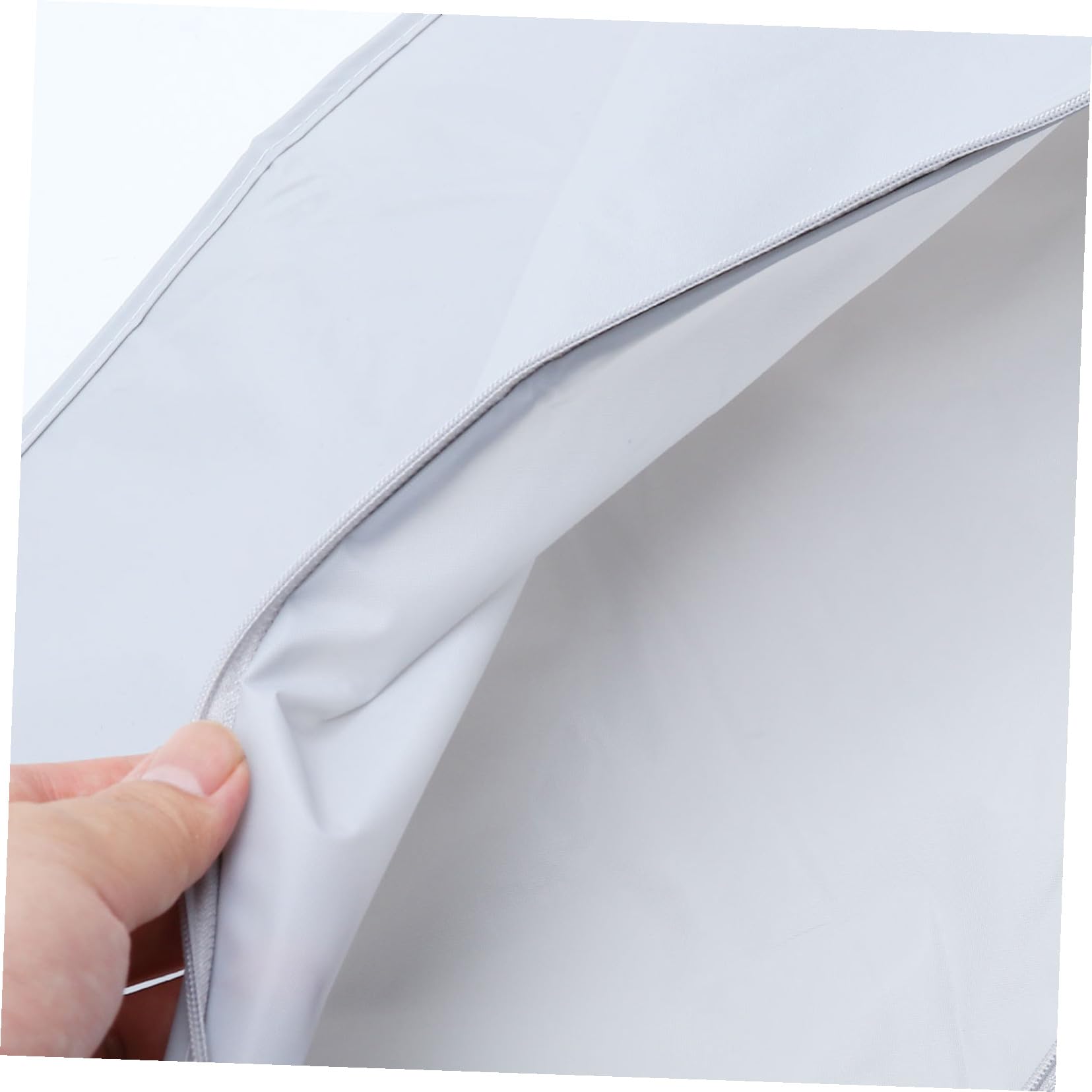 5 Pezzi Borsa Protettiva per Abiti Cerniera Borsa per Cappotto Traslucida in Materiale Ispessito Resistente All’Usura per Guardaroba Domestico Organizzato