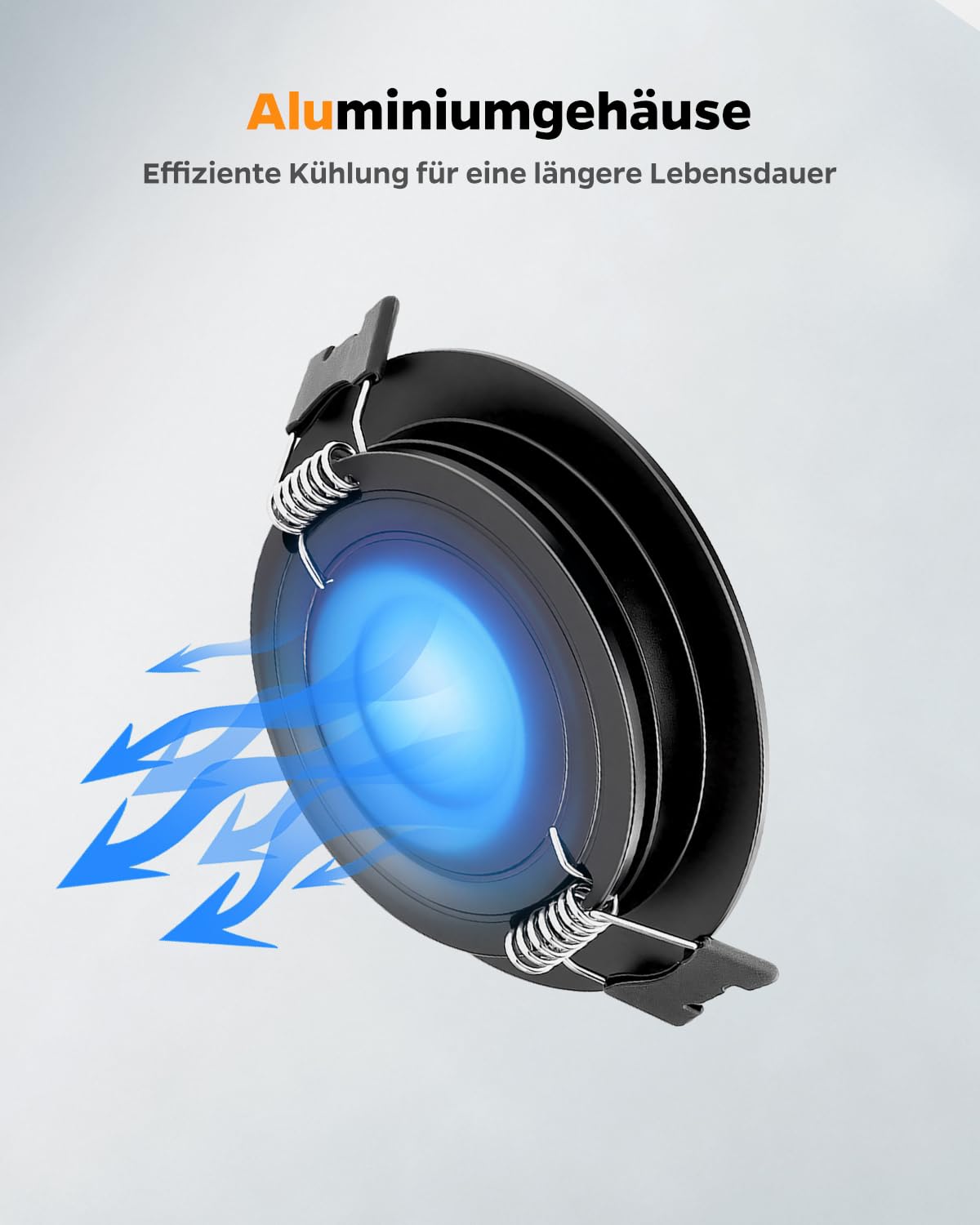 Sanyoung 3er Set LED Einbaustrahler 12V, 3W Alu LED Spot 12V Dimmbar 3000K Warmweiß 240LM, 12mm Ultra Flach Einbauleuchten Spots Loch 58-62mm, IP44 Einbauspots für Boot Wohnwagen Schrank, Schwarz