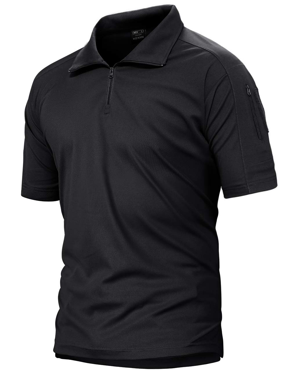 TOTNMC Polo Shirts for Men - Outdoor Military Short Sleeve Shirt Cargo Tactical Pullover T-Shirt