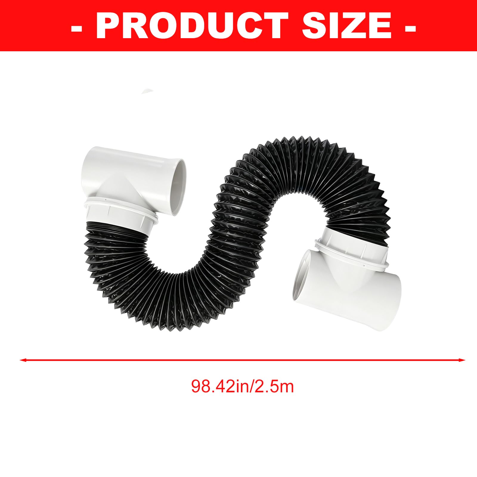 Conjunto de ventilación para secadora con diseño a prueba de fugas y