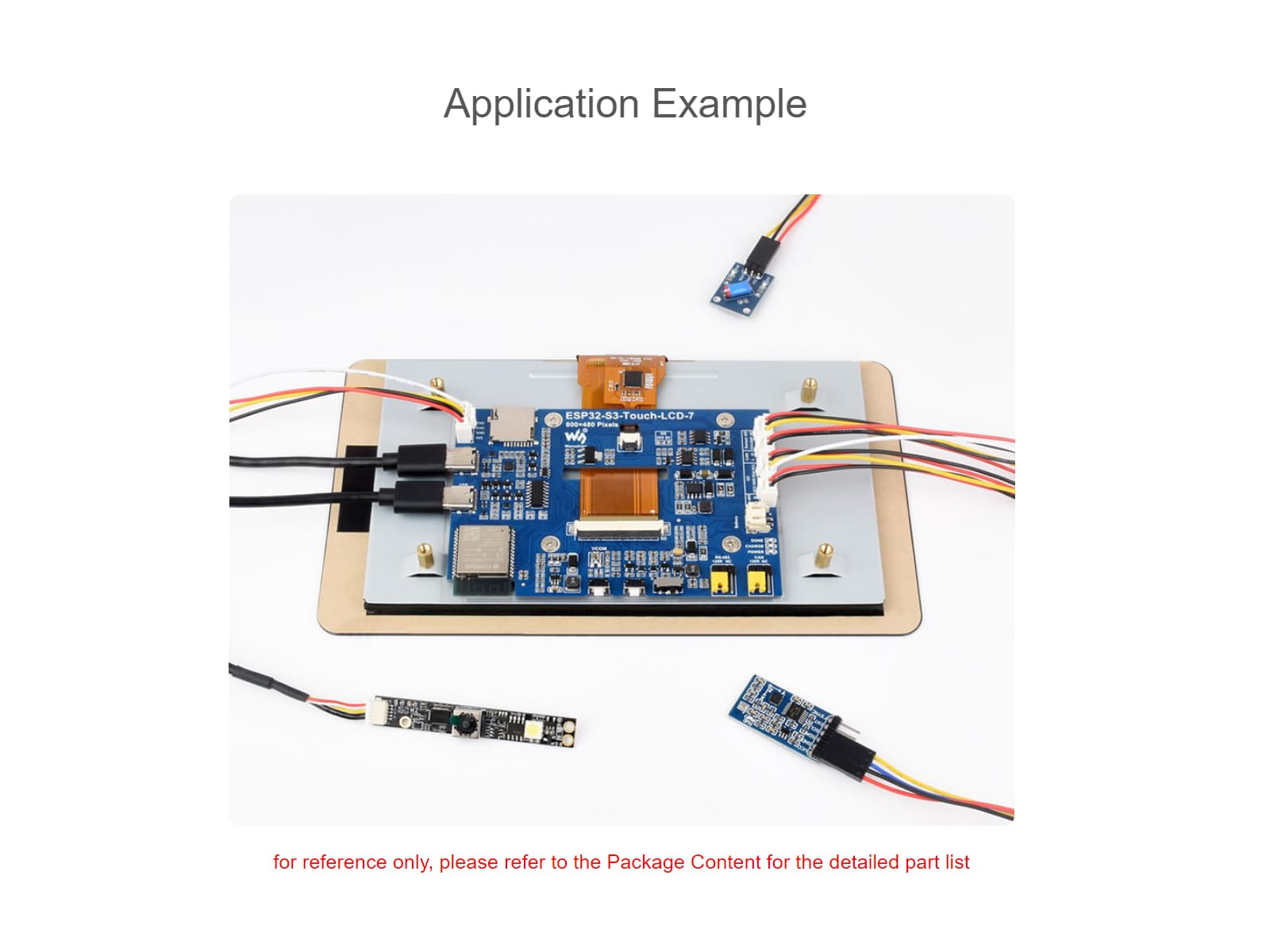 Waveshare ESP32-S3 7inch Capacitive Touch Display Development Board,ESP32 with 800×480 Resolution 65k RGB 7 Inch LCD Screen,5-Point Touch,Supports WiFi & Bluetooth