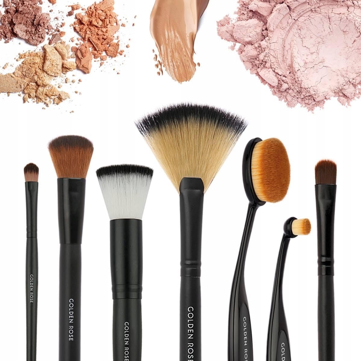 Golden Rose ROUND FACE BRUSH(KOZEL)(NYLON) YL 1 Paket (1 x 100 g)