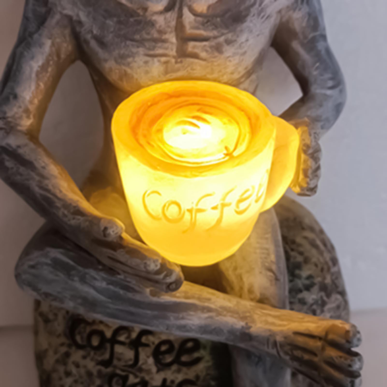 Lampy solarne ogrodowe Dekoracyjna wodoodporna statua z żywicy