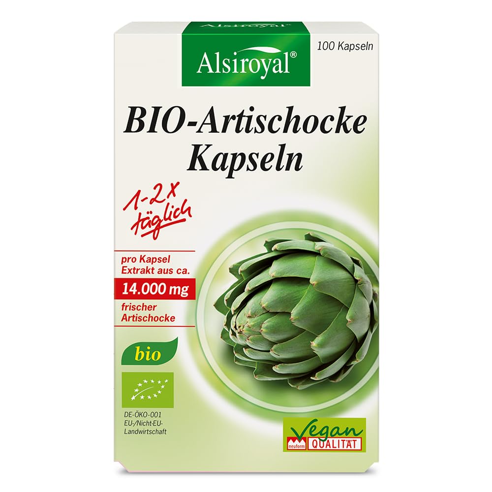 BIO-Artischocke Kapseln. 100 Kapseln (0.03 Kg)