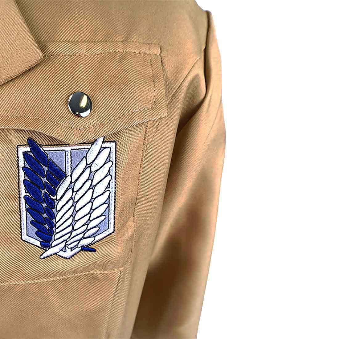 CoolChange Chaqueta de uniforme del Cuerpo de Exploración de los fans de Ataque a los Titanes | Tallas: S-XXL