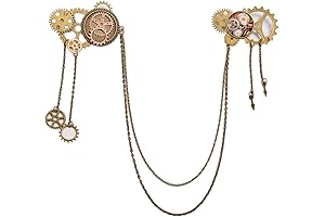 Unisex Steampunk Brooch Lapel Pin