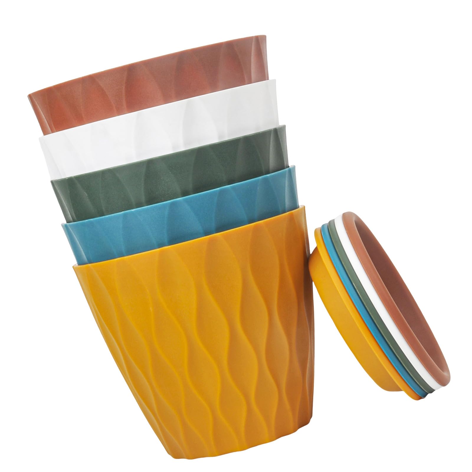 HZGFNBZ Colorful Planter with Drainage Hole Succulents Plant Flower Pots for Succulents Roses and Houseplants Colorful Flower Pots