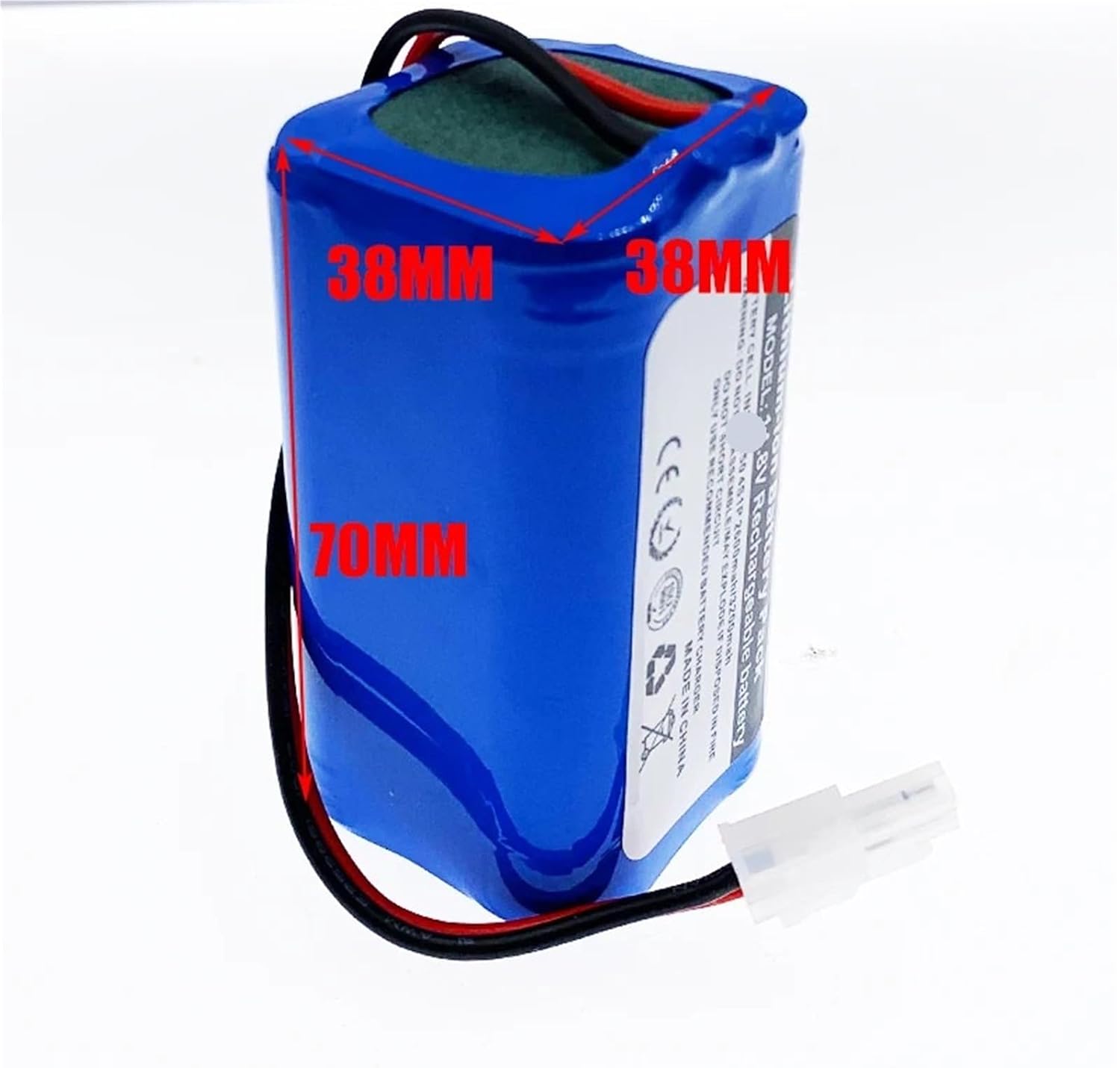 14.8V 2600mah Li Ion Rechargeable Battery 14.4V 3200mah, Compatible For Ilife, A4 A4s V7s A6 V7s Plus Robot Vacuum Cleaner(2600MAH 1pcs)