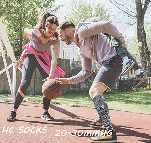 Image of Graduated Medical Compression Socks for Women&Men 20-30mmhg Knee High Sock