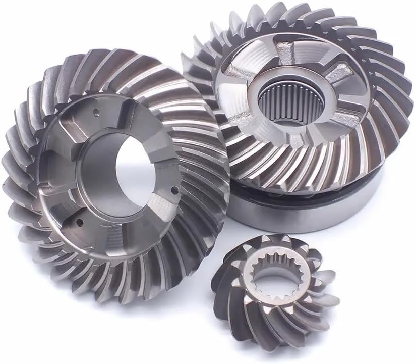 OVERSEE 43-882812 Gear Kit For Mercury Outboard Motor 30-125HP Gear Set Pinion 43-882812 Forwarder 43-882813 Reverse 43-882814T, metallochrome