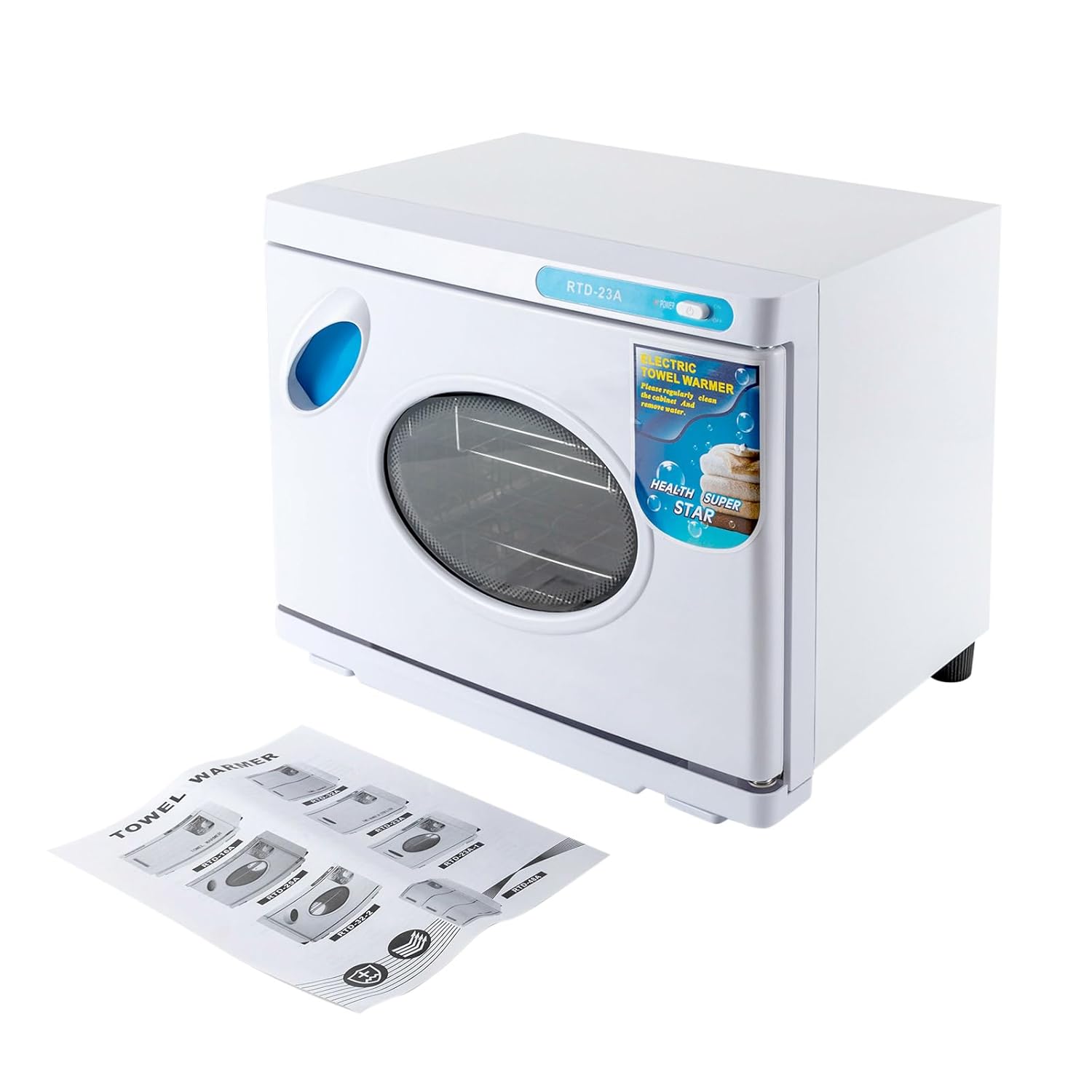 Hot Towel Warmer,Professional 23l Large Capacity Hot Towel Cabinet With See-Through Window, 2-In-1 Spa Towel Warmers For Facials, Gym, Hotel, Home Use (White)